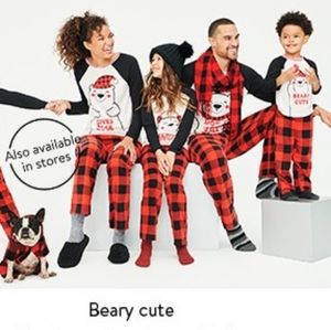 NEW Beary Cute Pajamas TOPS SET OF 3 - Family